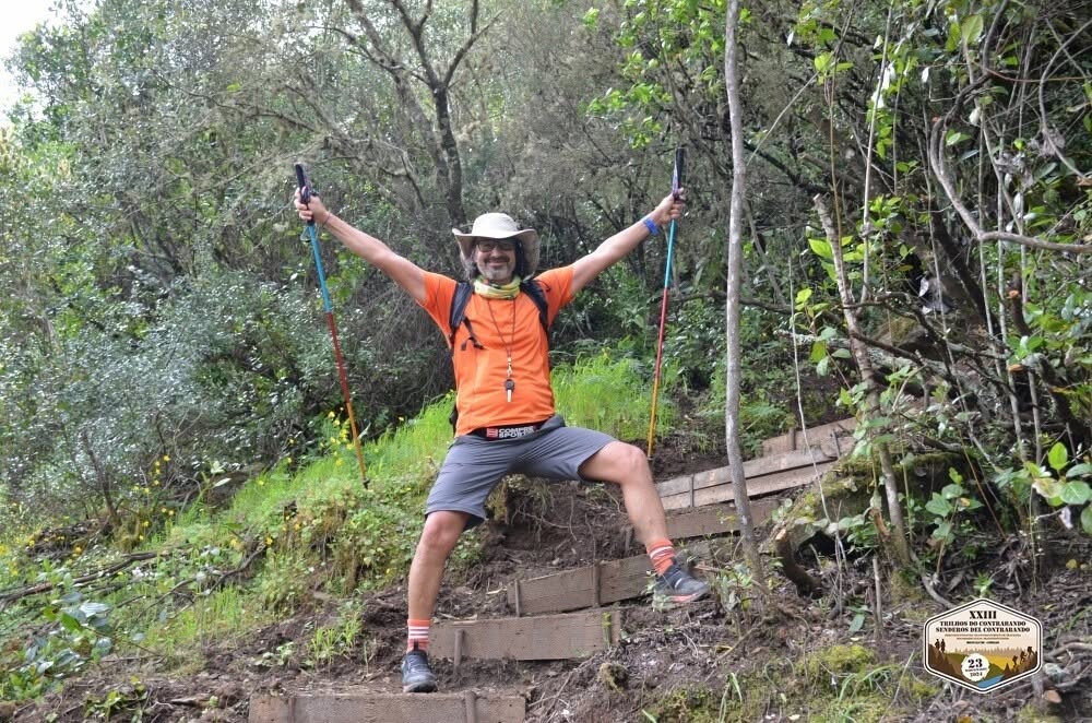 O gajo... Muito feliz no sopé da montanha